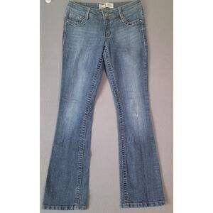 LEI Ashley Low-Rise Bootcut Jeans 2012 Juniors 5R Y2K Style